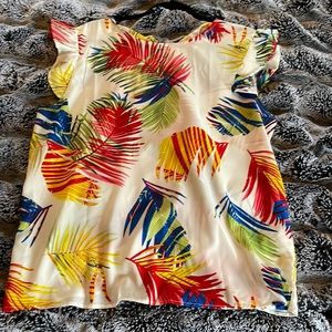 Womens tropical blouse